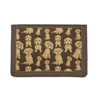Dog Pattern Brown labradoodle goldendoodle