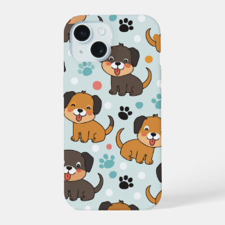 Dog pattern  iPhone 15 case