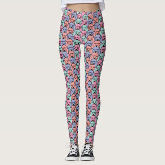 Dog Pattern Printed Leggings