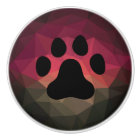 Dog paw, animal footprint, cat foot 