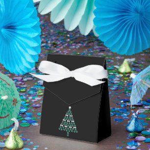 Dog Paw Christmas Tree Cute Xmas Gift Puppy Lover Favor Boxes