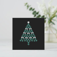 Dog Paw Christmas Tree Cute Xmas Gift Puppy Lover