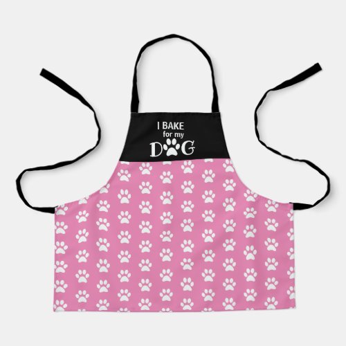 Dog Paw  Dog Treat Bakery Apron