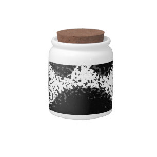 Dog Paw Drawing Candy Jar