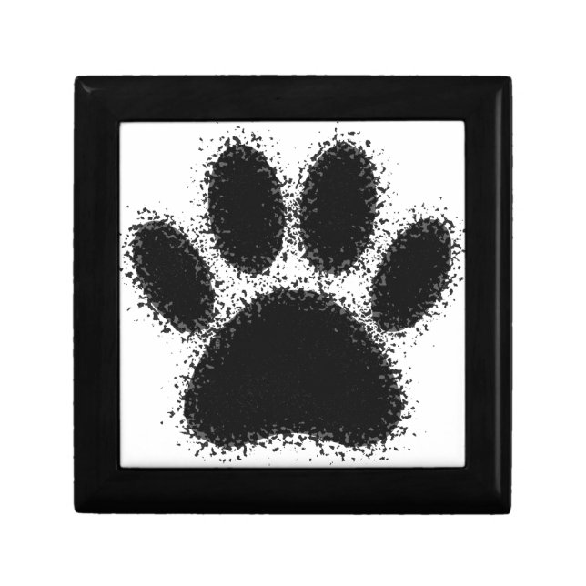 Dog Paw Drawing Gift Box (Front)