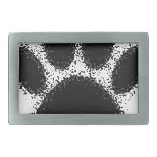 Dog Paw Drawing Rectangular Belt Buckle