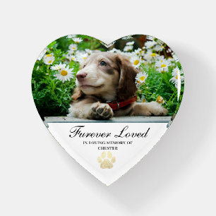Dog Paw In Loving Memory Furever Loved Custom Paperweight