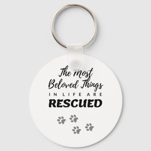 Dog Paw Keychain Animal Rescue Fur Mama Dog Love