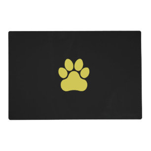 Dog Paw Mat – Cute Centered Paw Print, Pet-Friendl