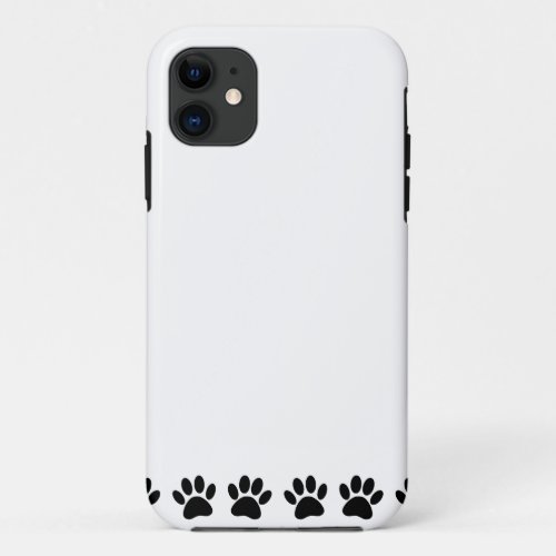 Dog Paw Pattern iPhone 11 Case