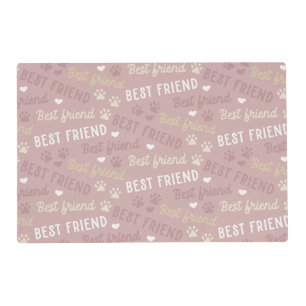 Dog Paw Pattern Placemat