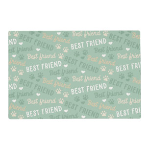 Dog Paw Pattern Placemat