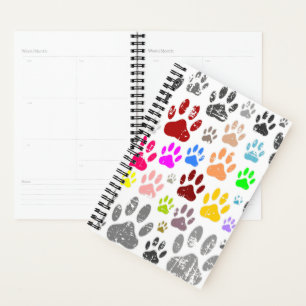 Dog Paw Pattern Planner