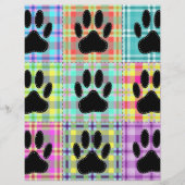Dog Paw Pattern Quilt (Front)