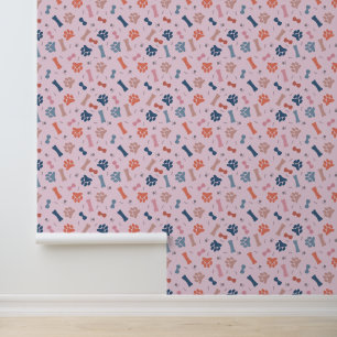 dog paw pattern wallpaper