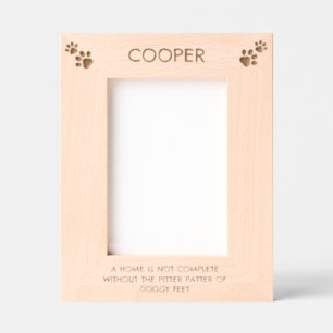  Dog Paw Pet Owner New Puppy Home keepsake Engraved Frames