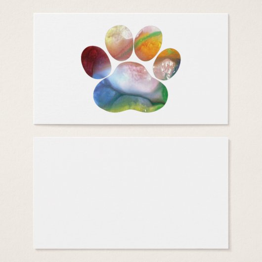 Dog Paw Print (Front & Back)