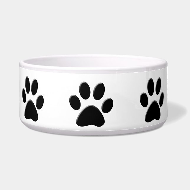 DOG PAW PRINT BOWL (Front)