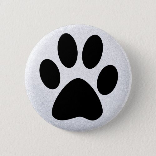 Dog Paw Print Button