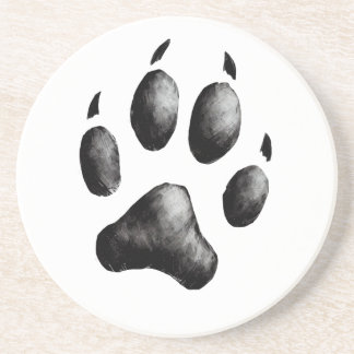 Dog Paw Print Coaster