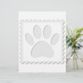 Dog Paw Print Cut Out (Standing Front)