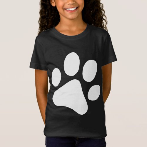 Dog Paw Print Dog Print Dog Themed Dog Owner T_Shirt