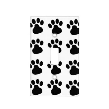 Dog Paw Print Light Switch Cover Per Lovers by Sturgils at Zazzle