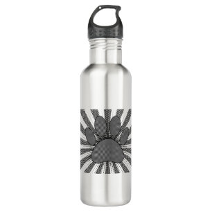 Dog Paw Print Manga Style Stainless Steel Water Bottle