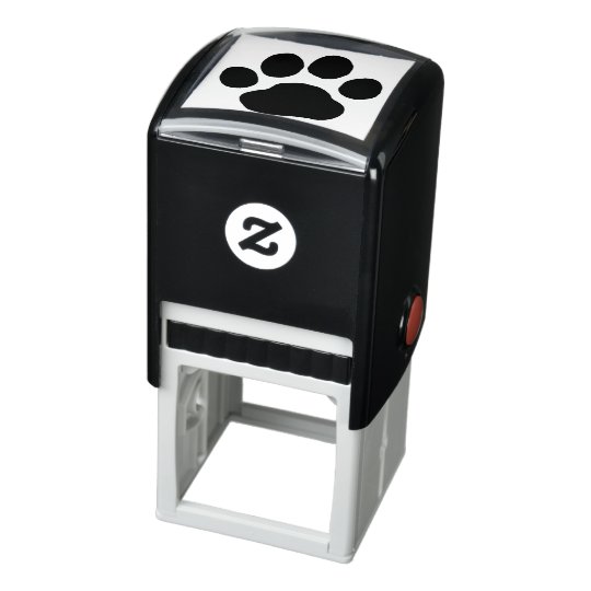 Dog Paw Print Selfinking Stamp