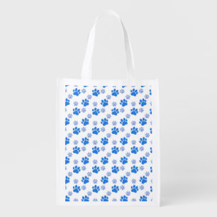 Dog Paw Print Simple Animal Lover Cute Puppies Grocery Bag