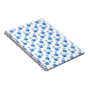 Dog Paw Print Simple Animal Lover Cute Puppies Notebook