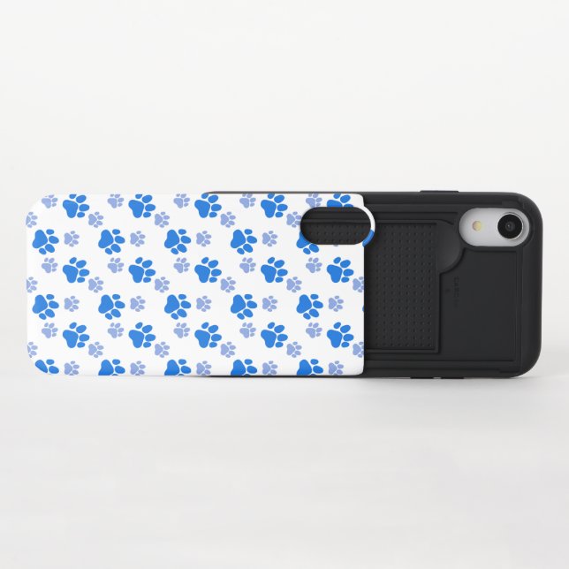 Dog Paw Print Simple Animal Lover Cute Puppies Uncommon iPhone Case (Open)
