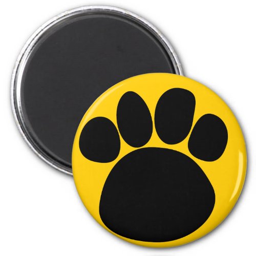 Dog Paw Print to the Paw Magnet