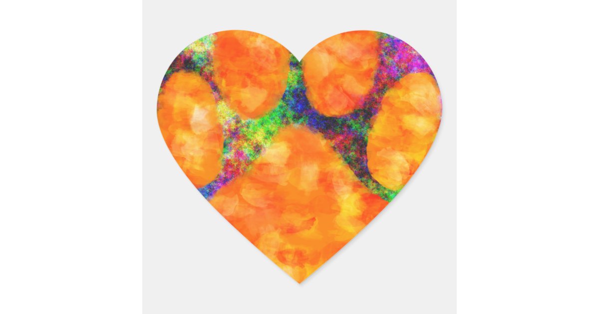 Dog Paw Print Watercolor Heart Sticker Zazzle Com