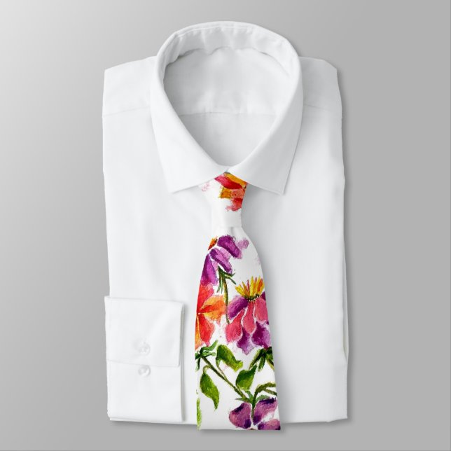 DOG PAW PRINTS BIRD BATH TIE (Tied)