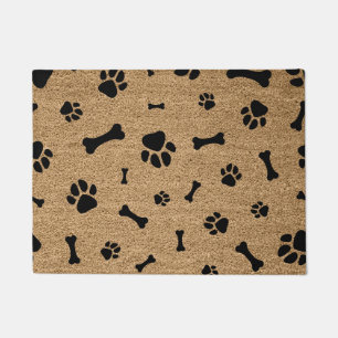 Dog Paw Prints Doormat