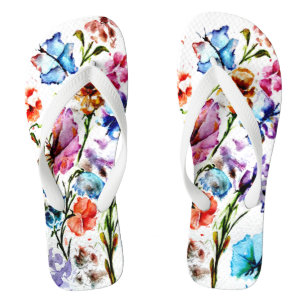 DOG PAW PRINTS FLIP FLOPS