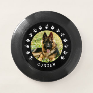 Dog Paw Prints Frame Pet Photo Wham-O Frisbee