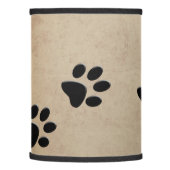 DOG PAW PRINTS LAMP SHADE (Left)