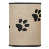 DOG PAW PRINTS LAMP SHADE (Right)