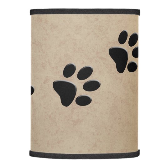 DOG PAW PRINTS LAMP SHADE (Right)
