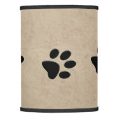 DOG PAW PRINTS LAMP SHADE (Front)
