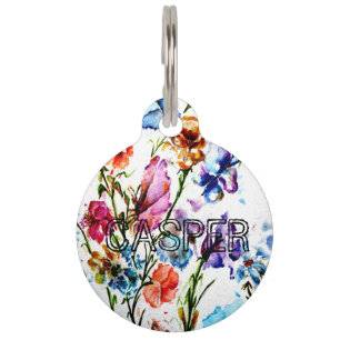 DOG PAW PRINTS   LARGE DOG TAG