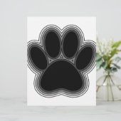 Dog Paw With Outlines (Standing Front)