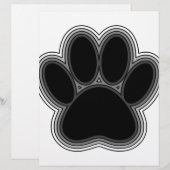 Dog Paw With Outlines (Front/Back)