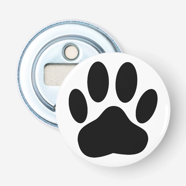 Dog Pawprint Bottle Opener (Front)