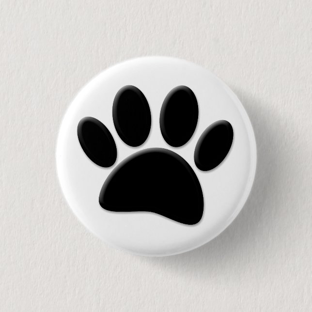 Dog Pawprint Button (Front)