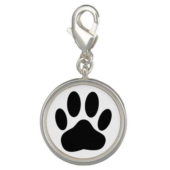 Dog Pawprint Charm (Front)
