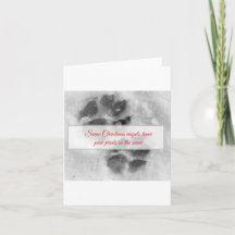 Dog Pawprint in Snow Christmas decoration.