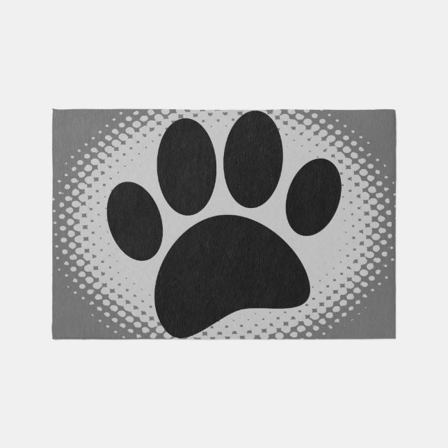 Dog Pawprint Rug (Front)